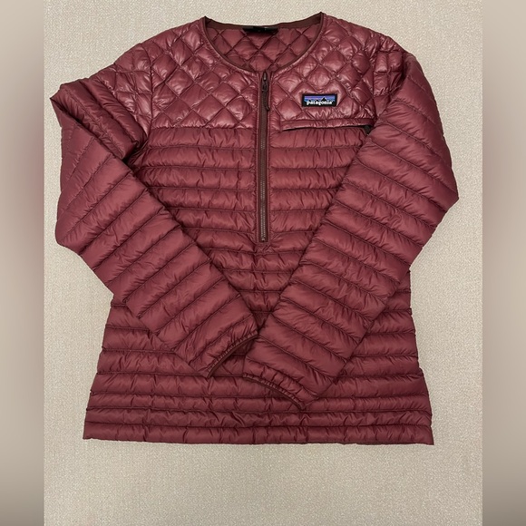 NWOT $249 Patagonia Women’s AlpLight Down Pullover, Dark Ruby - XS - Picture 2 of 7